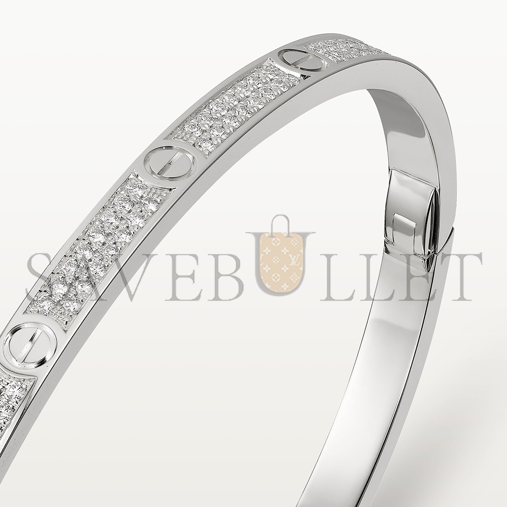 CARTIER  LOVE BRACELET, SMALL MODEL, PAVED N6710817